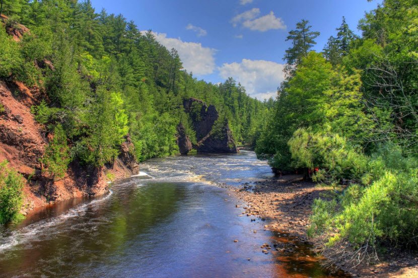 Copper Falls State Park, Wisconsin, USA